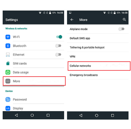 PAX Terminal Settings and More Screens